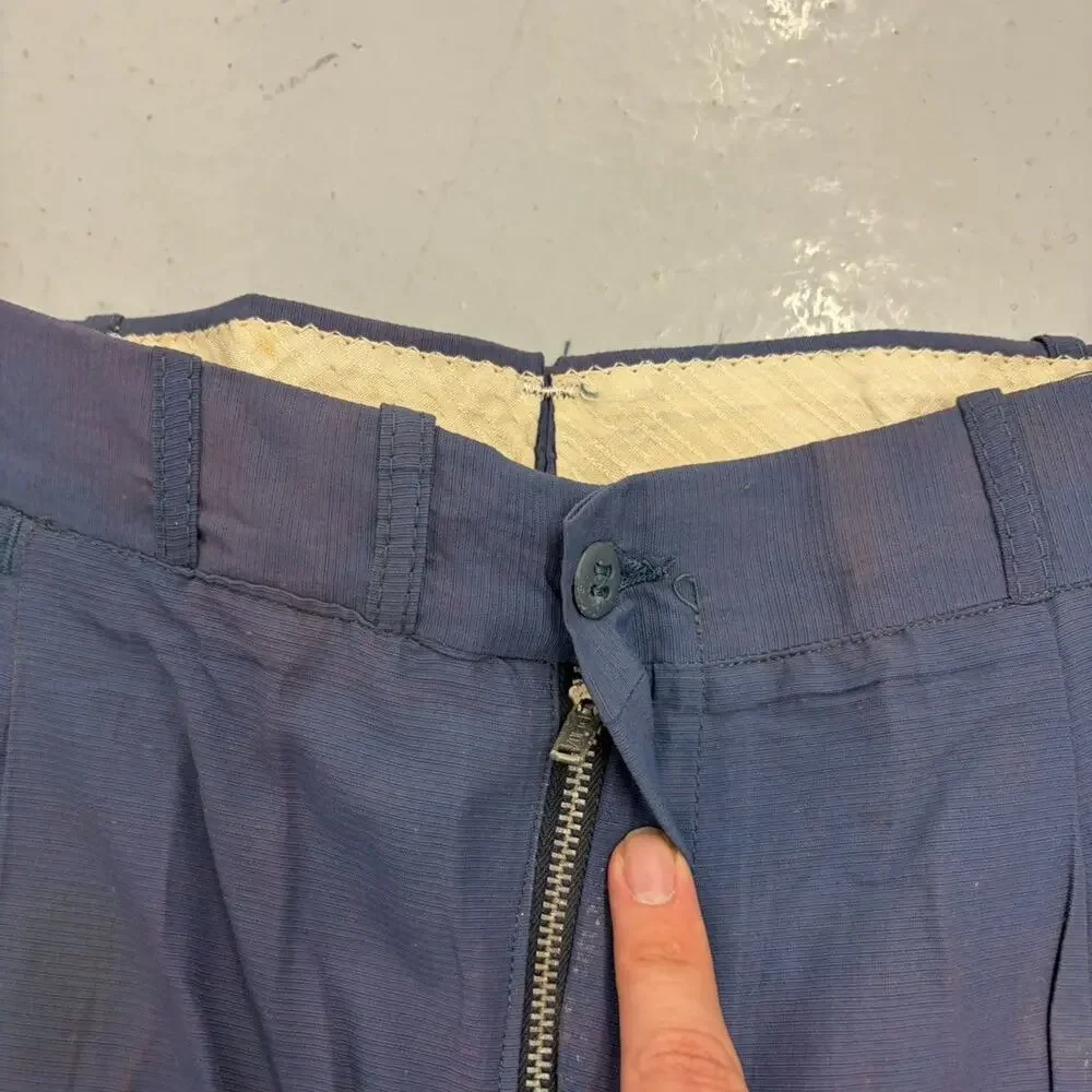 Vintage 50s Hubbard's Cotton/Nylon Seersucker Pants 34x29